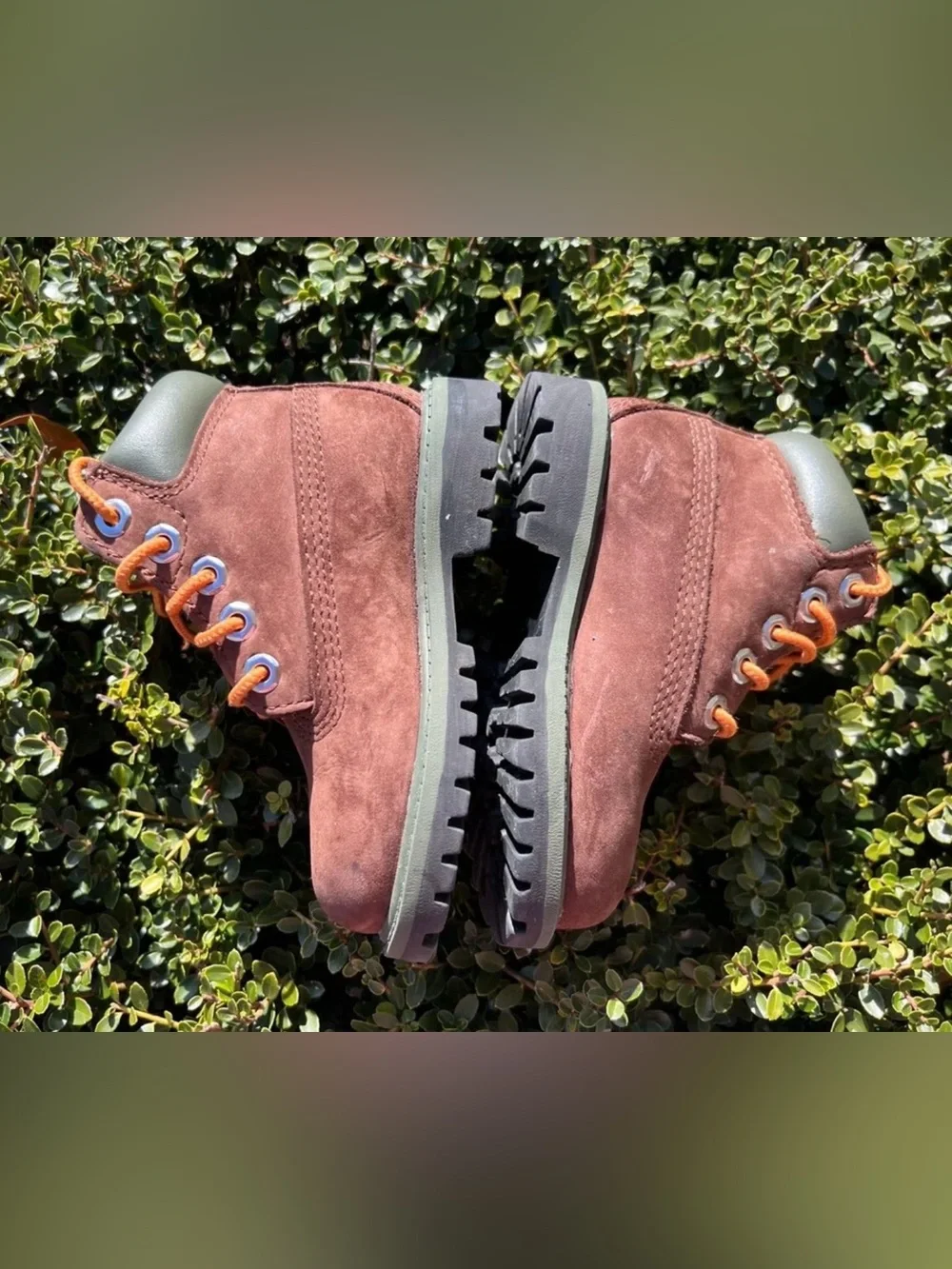 Timberland 6 Inch Waterproof Boot Toddler Boy Sz 7 Brown Nubuck Leather Gorpcore
